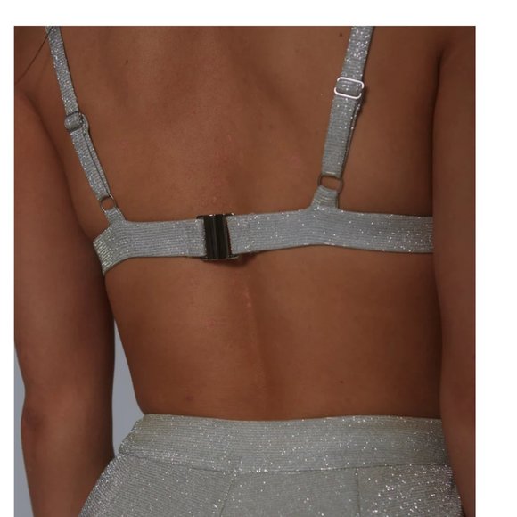 GOLD ASTRID BRALETTE TOP - Picture 2 of 6